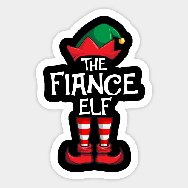 Fiance Elf Matching Family Christmas Engaged Sticker by hazlleylyavlda